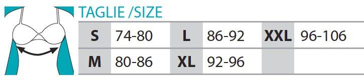 Soutien-gorge Post-opératoire Blanc avec Fermeture Eclair Art, 9650 ORIONE®