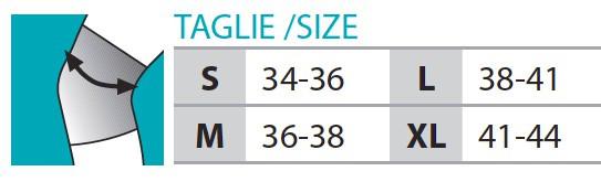 Genouillère Tubulaire en tissu triple couche Art, 4104 ORIONE®