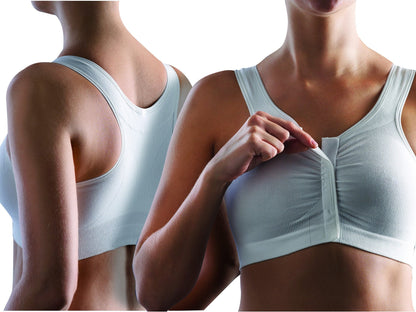 Soutien-Gorge Post-opératoire Blanc en Velcro Art, 9696 ORIONE®