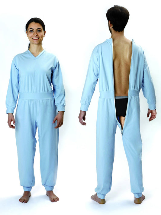 Pyjama Hygiénique couleur Bleu Clair Art. 7888 ORIONE®
