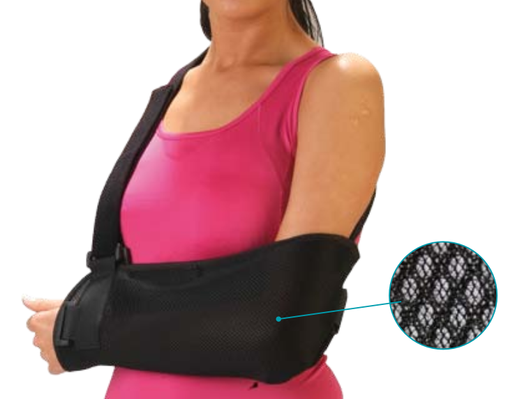 Écharpe d'immobilisation respirante ajustable pour rééducation après blessure au bras Art.9336 ORIONE®
